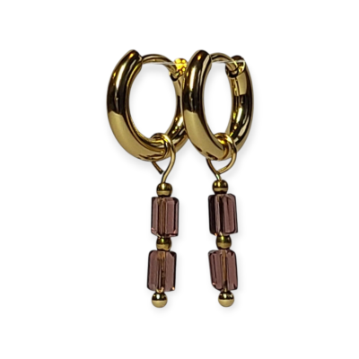 Oorbellen - West Double Color