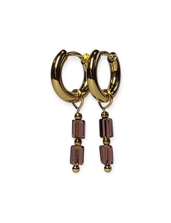 Oorbellen - West Double Color