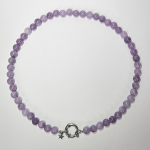 Ketting West wind - lila paars en zilver