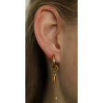 Oorbellen - West Stone Hoops