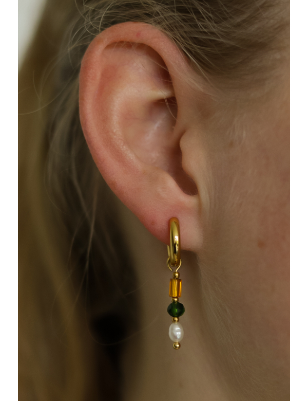 Oorbellen - Wild Color Hoops