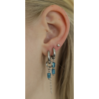 Oorbellen - West Double Color