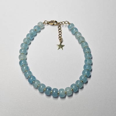 Armband - Wild Stone Blauw